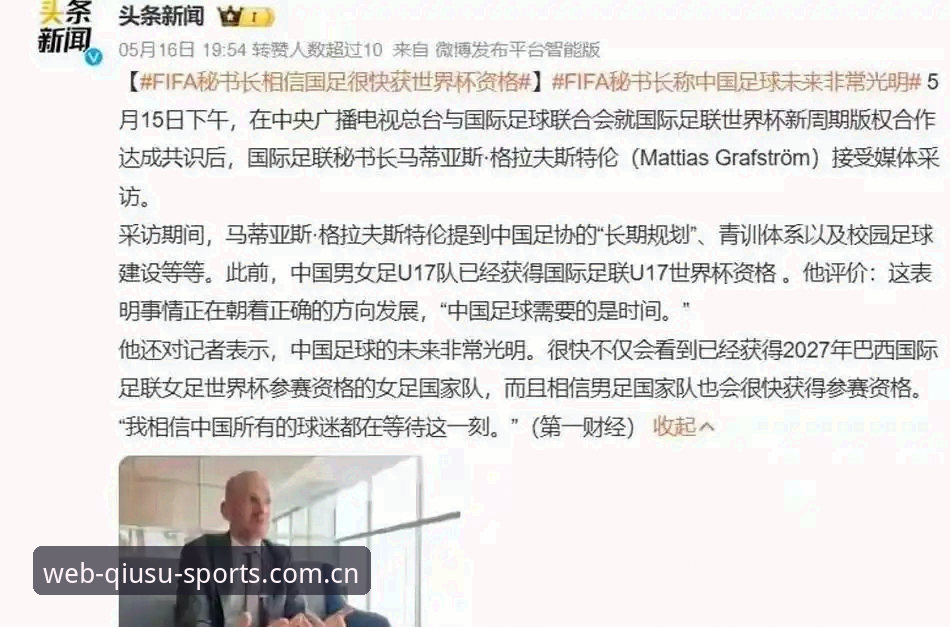 球速体育提现手机版 2030世界杯扩军至66队完整指南:中国男足重返世界舞台的终极机遇